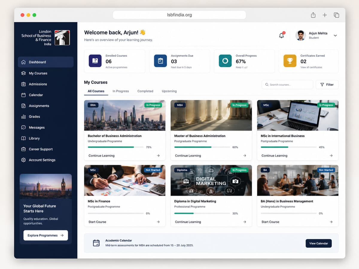 Online Education & Student Platform
